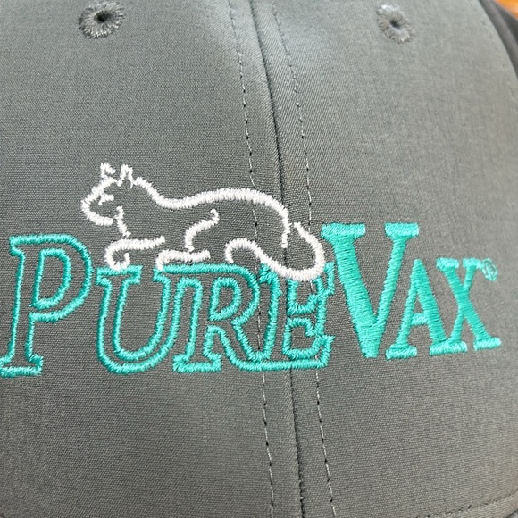 Nike PureVax golf cap. Gray with mint embroidery. One Size with Velcro closure - Picture 3 of 10